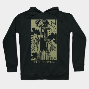 Golden Tarot - The Tower Hoodie